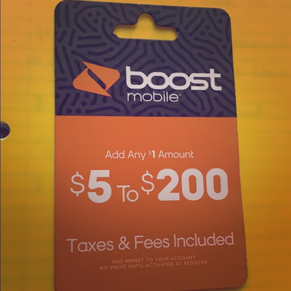 $20 boost mobile card